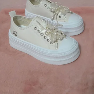 Baskets beige femme taille 40